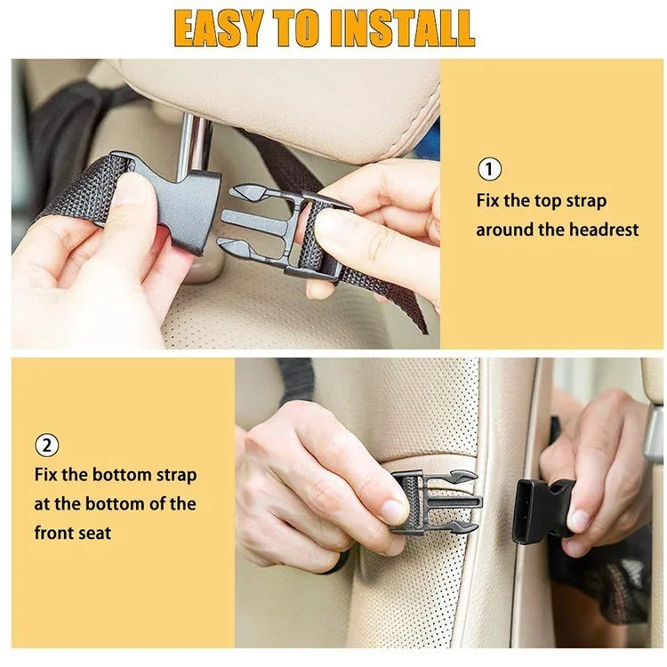 Back Seat Organizer & Kick Mat with Tablet Holder