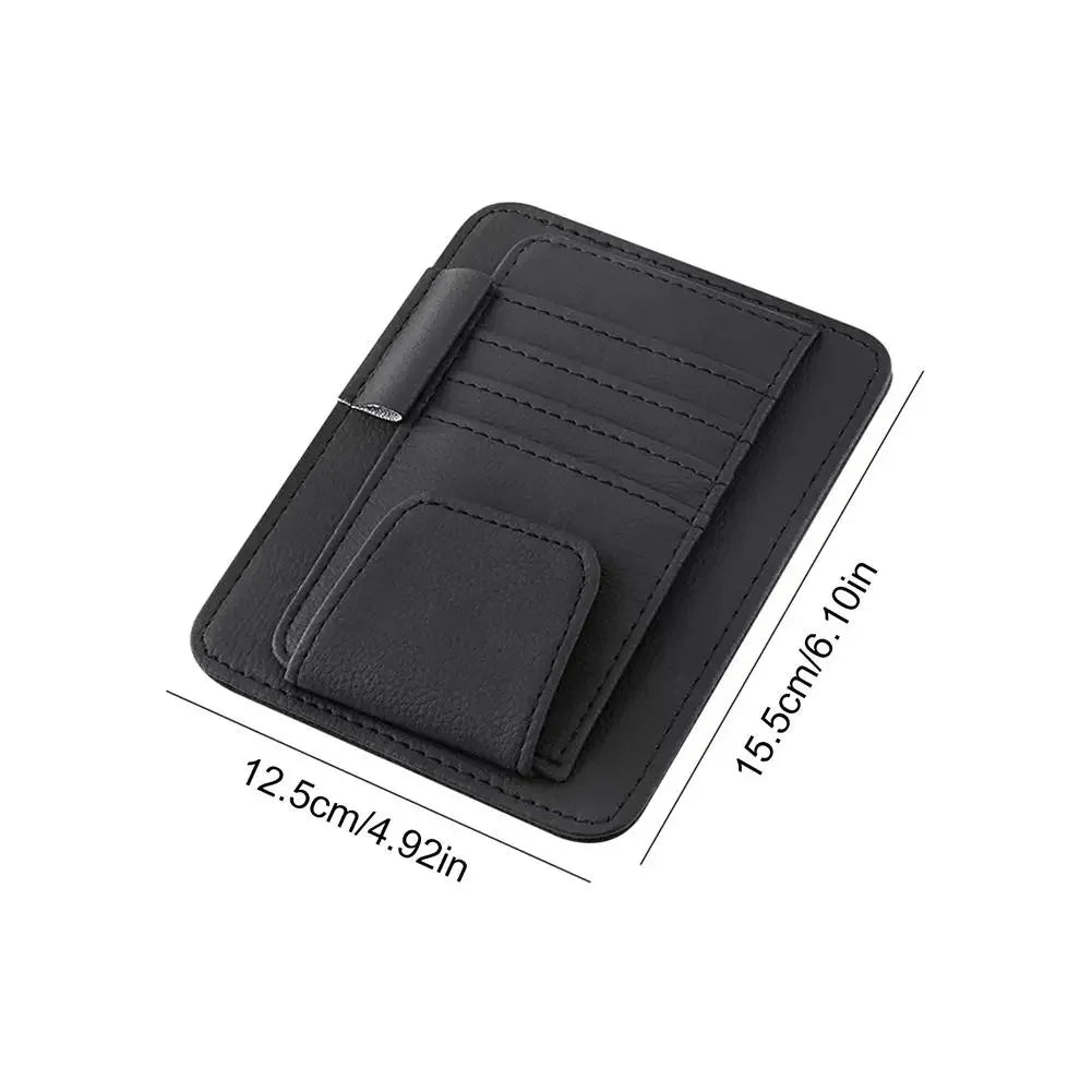 Slim Sun Visor Card Pocket