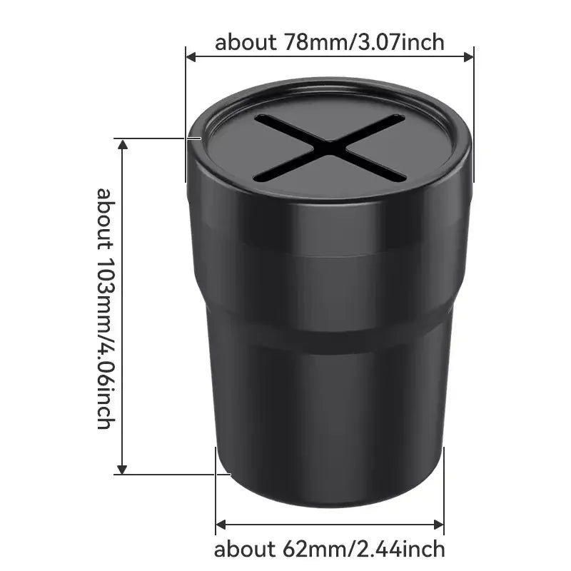 Mini Car Trash Can with Lid