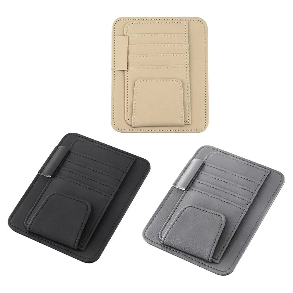Slim Sun Visor Card Pocket
