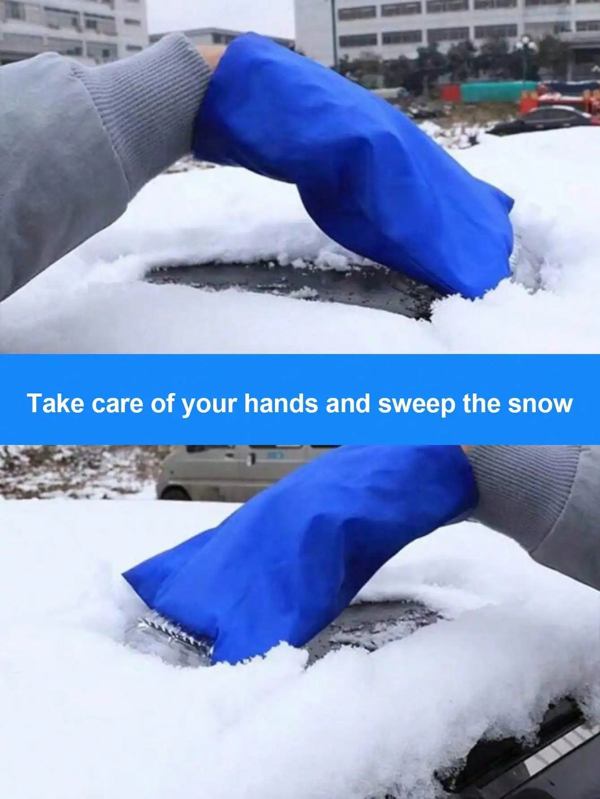 Ice Scraper with Warm Glove