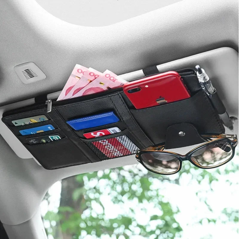 Sun Visor Organizer — Cards & Documents Holder