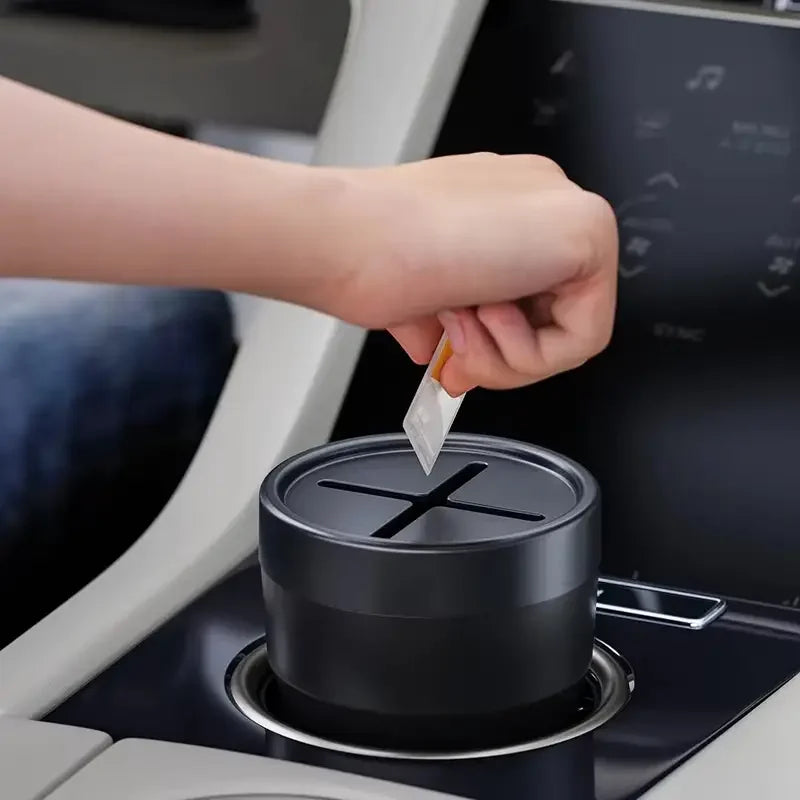 Mini Car Trash Can with Lid