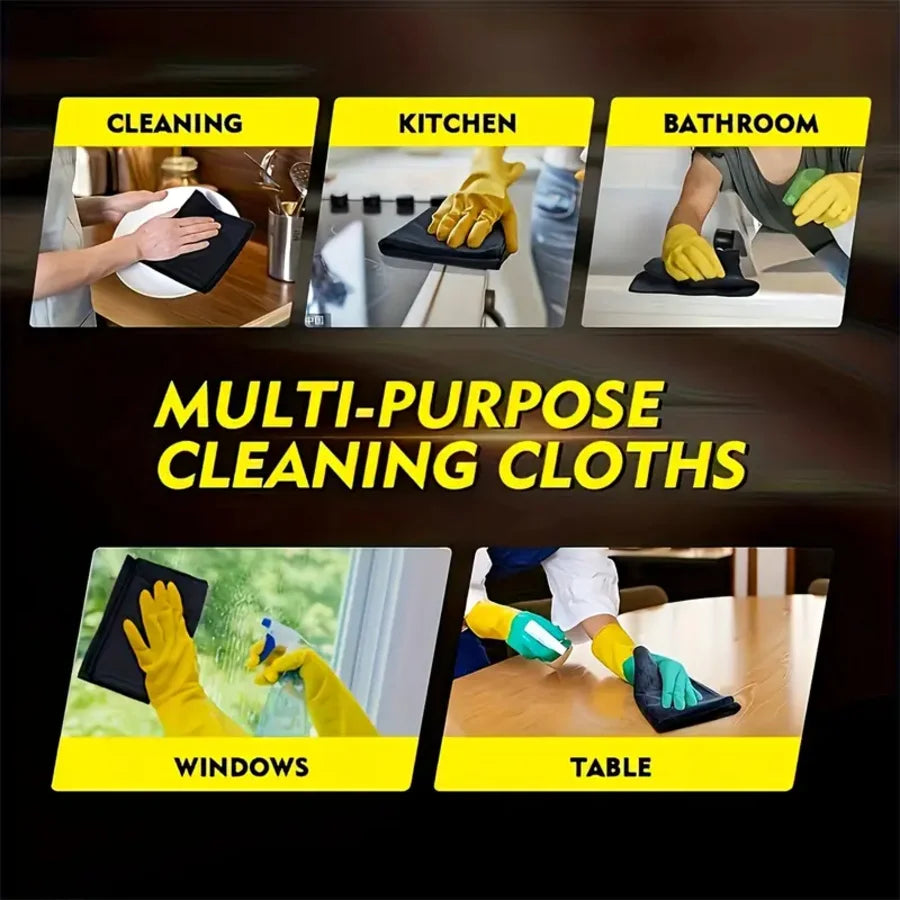 Microfiber Car Towels — 5 Pack