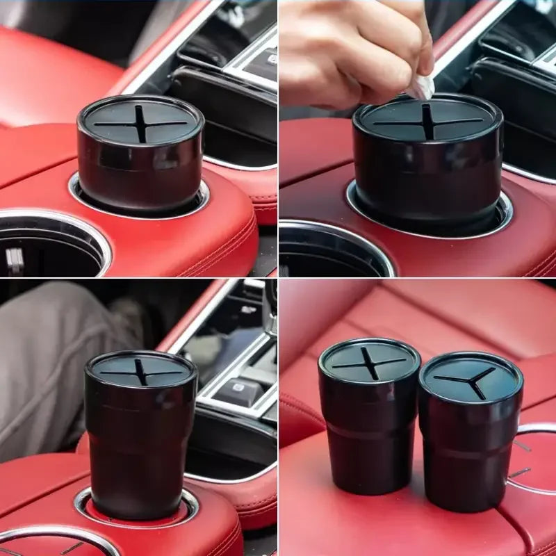 Mini Car Trash Can with Lid
