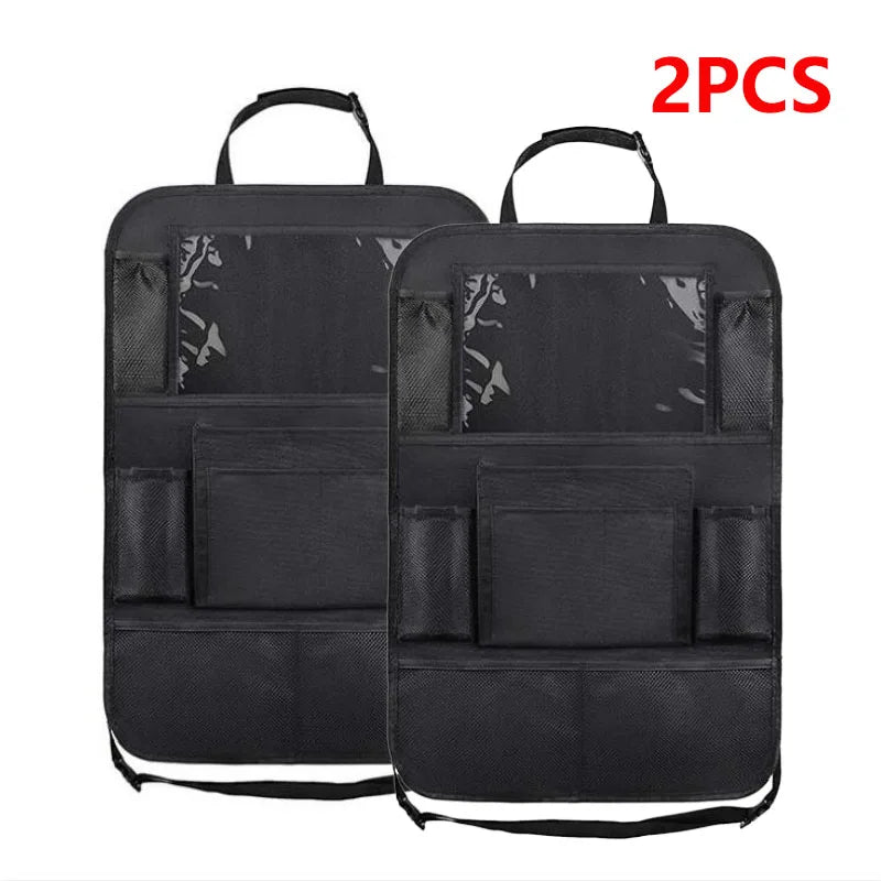 Back Seat Organizer & Kick Mat with Tablet Holder
