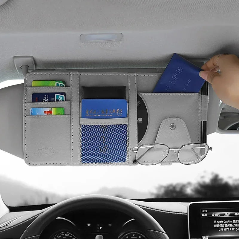 Sun Visor Organizer — Cards & Documents Holder