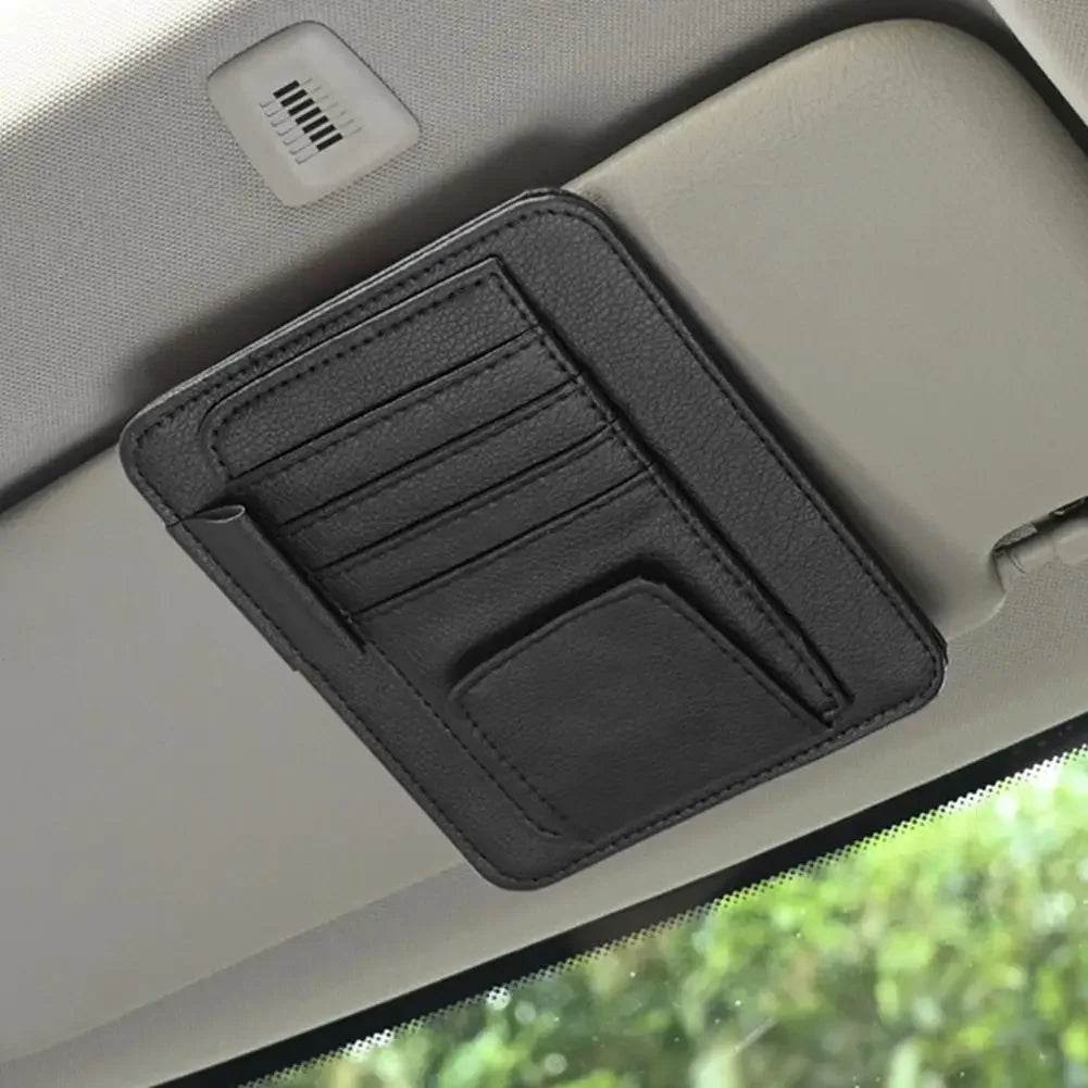 Slim Sun Visor Card Pocket